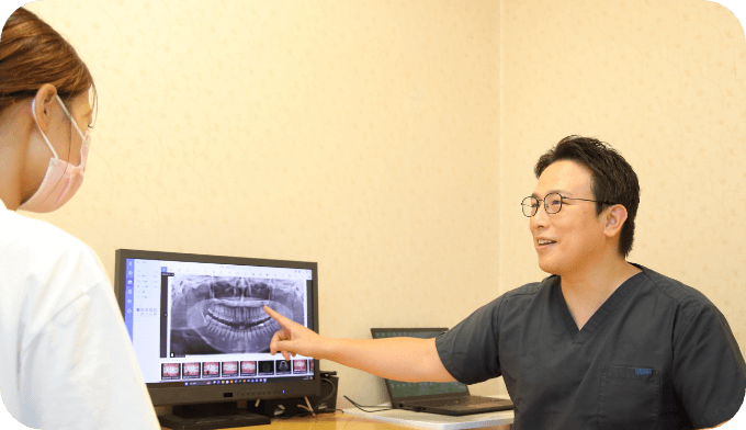 患者さまとの距離感が近い雰囲気