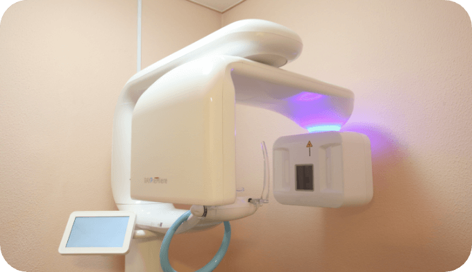 歯科用CTを使った精密な検査