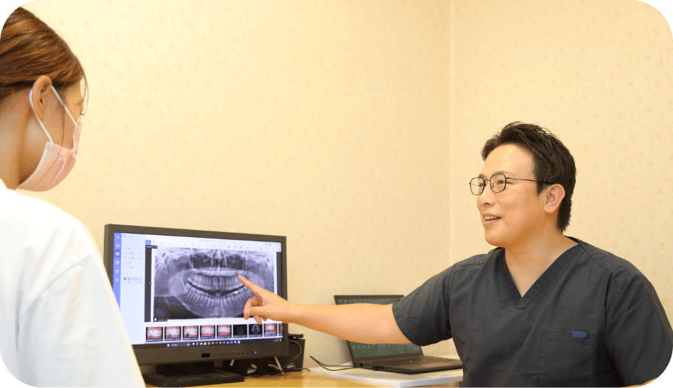 患者様との距離感が近い雰囲気